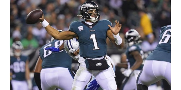 Philadelphia Eagles comienza una racha de 8 victorias consecutivas por primera vez en la historia de la franquicia
